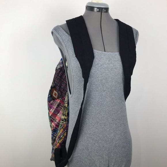HUGE Handcrafted Vintage Guatemalan Colorful Patchwork Artisan Cotton Backpack
